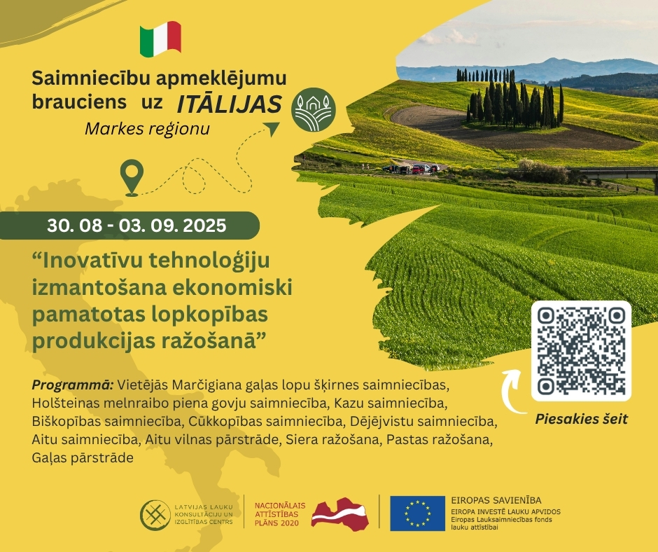 Inovatīvu tehnoloģiju izmantošana ekonomiski pamatotas lopkopības produkcijas ražošanā